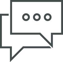 Comment icon image for element design of chat and communication symbol vector