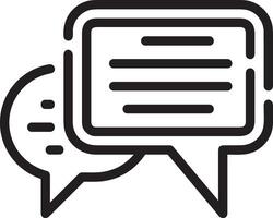 Comment icon image for element design of chat and communication symbol vector