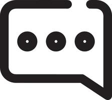 Comment icon image for element design of chat and communication symbol vector