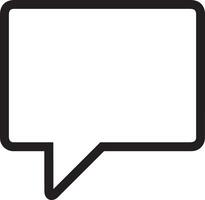 Comment icon image for element design of chat and communication symbol vector