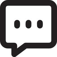 Comment icon image for element design of chat and communication symbol vector