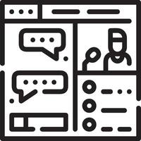 Comment icon image for element design of chat and communication symbol vector