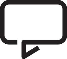 Comment icon image for element design of chat and communication symbol vector