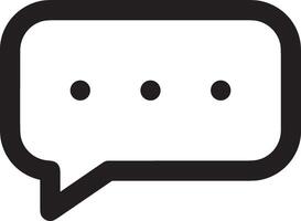 Comment icon image for element design of chat and communication symbol vector