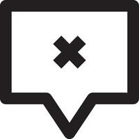 Comment icon image for element design of chat and communication symbol vector