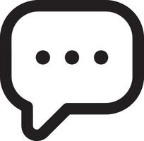 Comment icon image for element design of chat and communication symbol vector