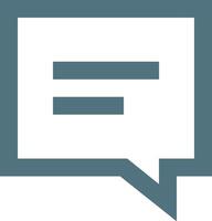 Comment icon image for element design of chat and communication symbol vector