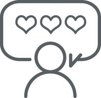 Comment icon image for element design of chat and communication symbol vector