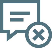 Comment icon image for element design of chat and communication symbol vector