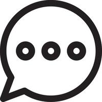 Comment icon image for element design of chat and communication symbol vector