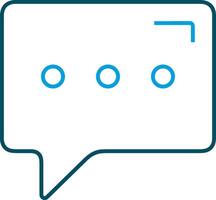 Comment icon image for element design of chat and communication symbol vector