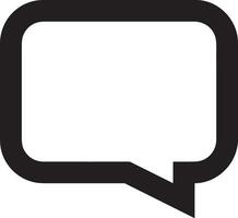 Comment icon image for element design of chat and communication symbol vector