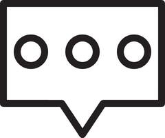 Comment icon image for element design of chat and communication symbol vector