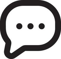 Comment icon image for element design of chat and communication symbol vector