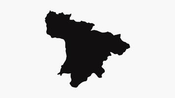 animation formes une carte de santo domingo dans équateur video