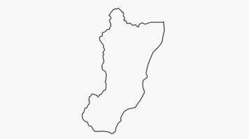 skizzieren Karte von Zamora im Ecuador video