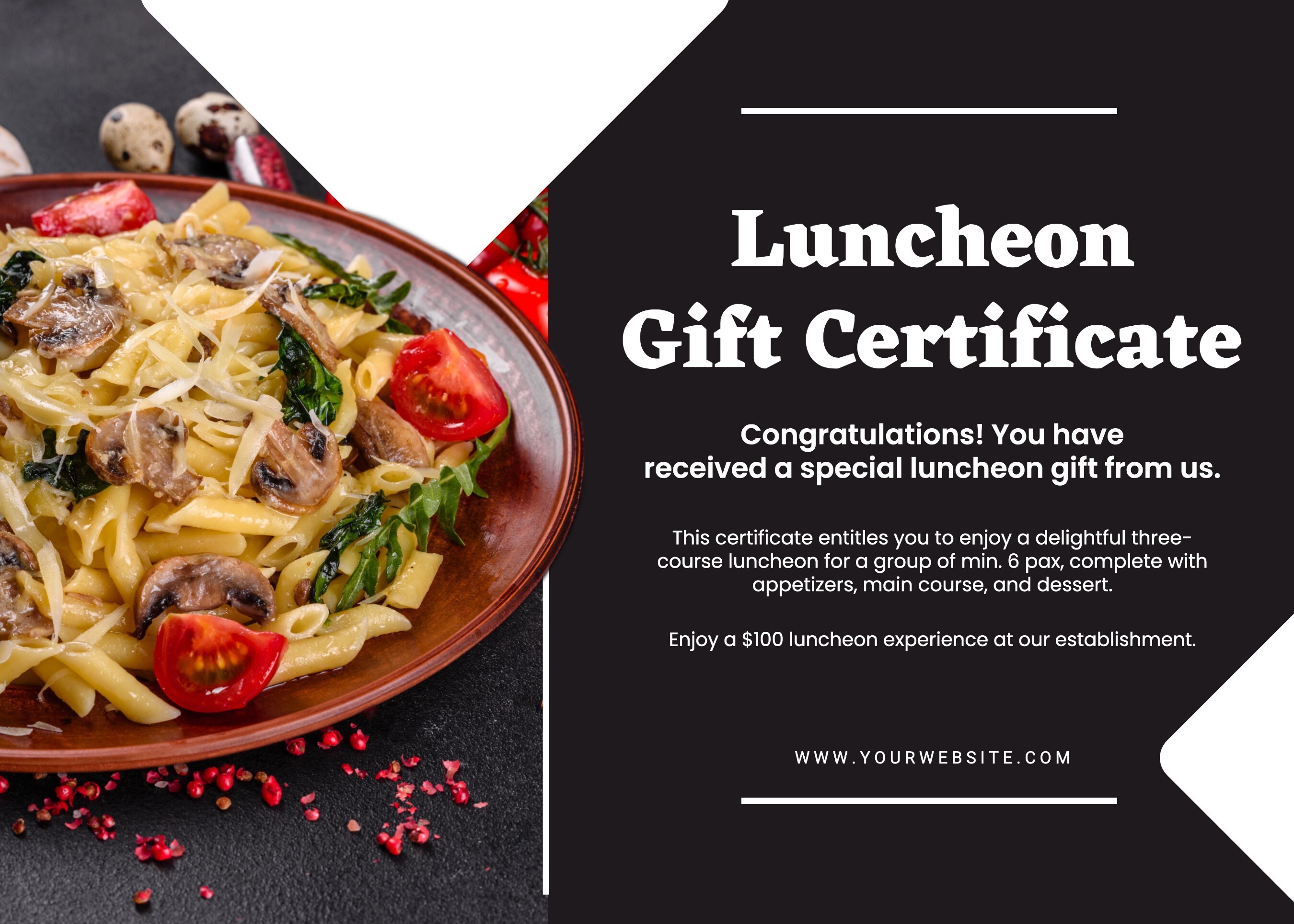 Gift Certificate Luncheon