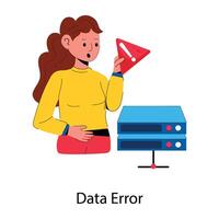 de moda datos error vector