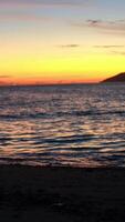 Sand And Waves On The Beach at sunrise video