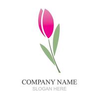 the elegant logo and flower symbol of the Dutch windmill country vector