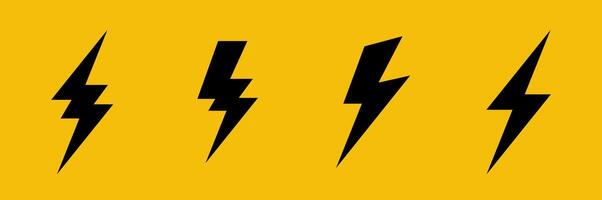 Bolt Energy Thunder and Power Flash Design vector