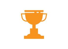 Trophy cup design icon template isolated illustration vector