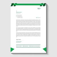 letterhead design template vector