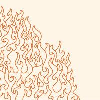 Abstract Fire Background. Abstract flame Background. doodle fire background. Flame Seamless Pattern. Fire flame seamless pattern. vector