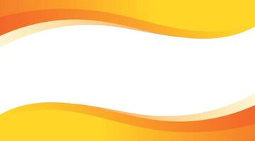 Abstract business banner background with orange modern curve. illustration vector