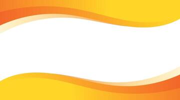 Abstract business banner background with orange modern curve. illustration vector