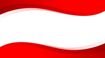 Abstract business banner background with red modern curve. illustration vector