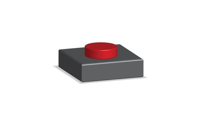 3d button design with red button color, 3d button, switch