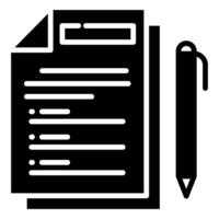 Report Summary icon line illustration vector