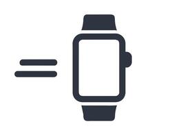 Smart Watch Silhouette vector