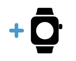 Smart Watch Silhouette vector