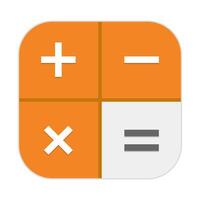 Flat design calculation icon. Calculator icon. Computation. vector