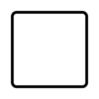 Simple square shape icon.