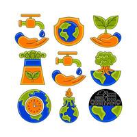 Earth Day Element Illustration vector