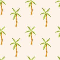 Colorful seamless pattern with palms vector