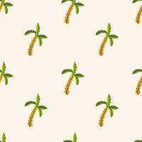 Palm tree seamless pattern vector