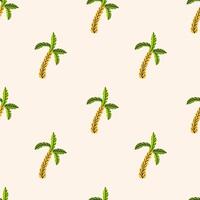 Palm tree seamless pattern vector