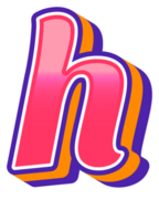 Comic Halftone Alphabet Letter and Number png