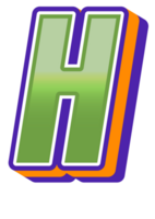 Comic Halftone Alphabet Letter and Number png