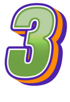 Comic Halftone Alphabet Letter and Number png