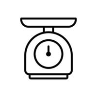 kitchen scale icon design template simple and clean vector