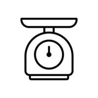 kitchen scale icon design template simple and clean vector