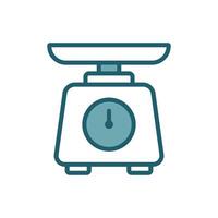 kitchen scale icon design template simple and clean vector