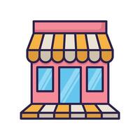 store icon design template simple and clean vector