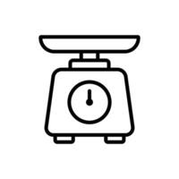 kitchen scale icon design template simple and clean vector