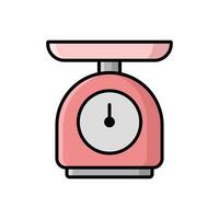 kitchen scale icon design template simple and clean vector